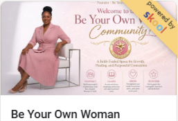 Be Your Own Woman online learning community